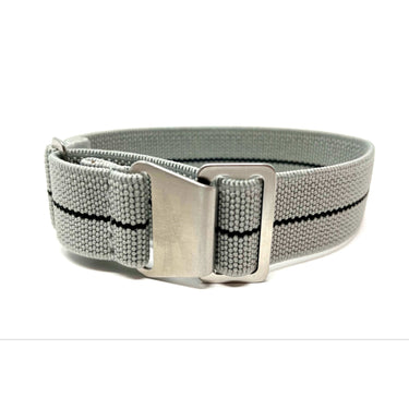 Marine Nationale Military Style Elastic Strap - Grey & Black